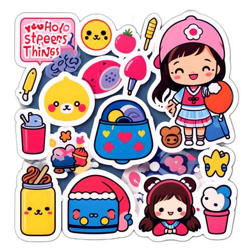 鈴木奈子の好きなものの日常ステッカー