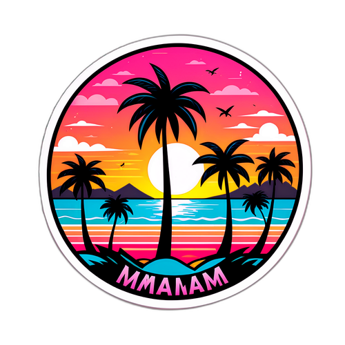 Diseño de una pegatina del logo de Inter Miami