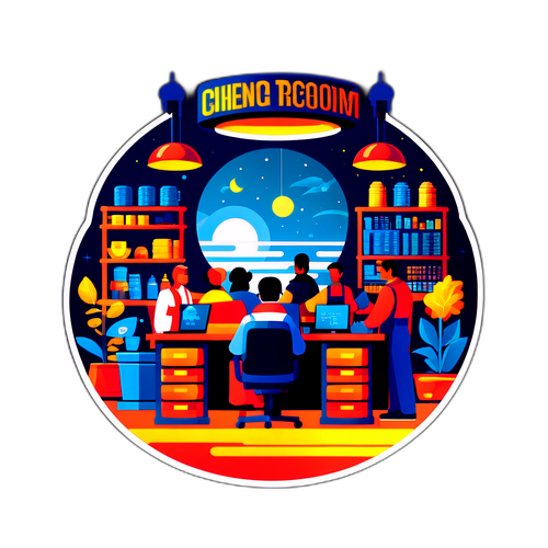 夜間交易的壯觀場景