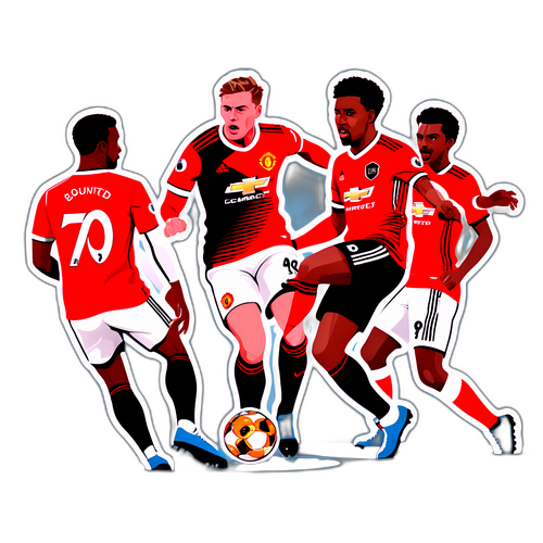 曼聯對樸茨茅斯比賽場景