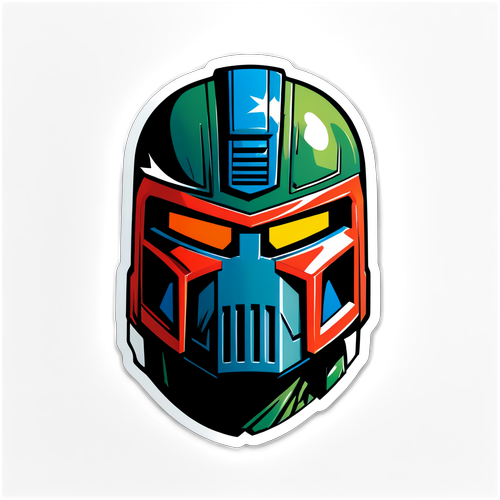 Nálepka inspirovaná filmem Dredd