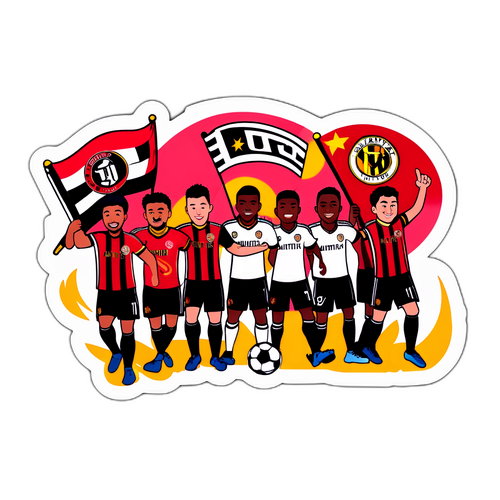 Stiker Menarik Pertandingan Sepak Bola Atlanta United 2 vs Inter Miami II
