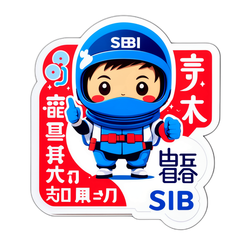 未来を支えるデザインのステッカー