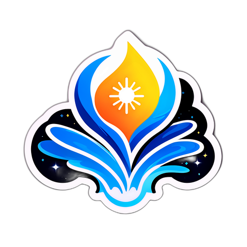 리플 로고 스티커 디자인