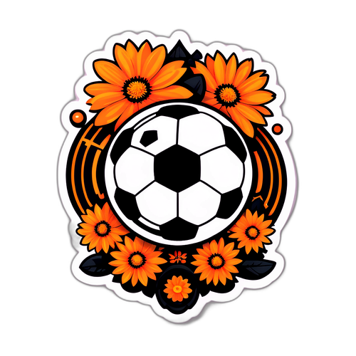 Dinamik Futbol Çıkartma Tasarımı