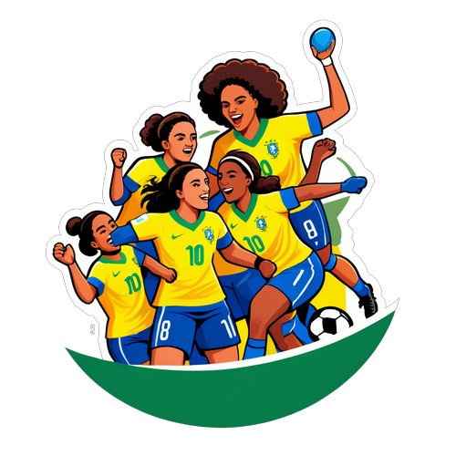 Empoderamento e Paixão: A Celebração da Seleção Brasileira Feminina