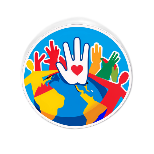 世界人権デーを祝うデザイン