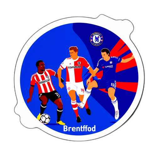 Brentford FC vs Chelsea FC Klistermærke