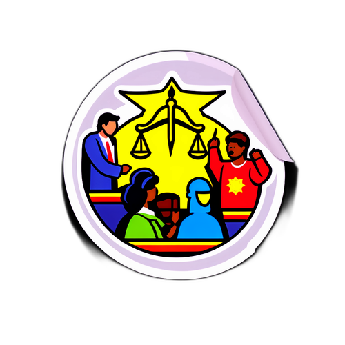 引导正义的贴纸