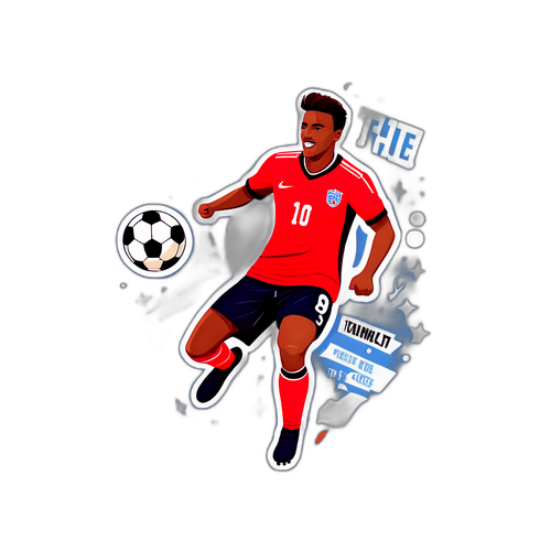 Motivasyonel Futbolcu Stickerı