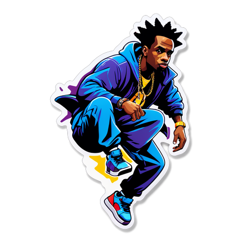 Kul Diddy klistremerke design