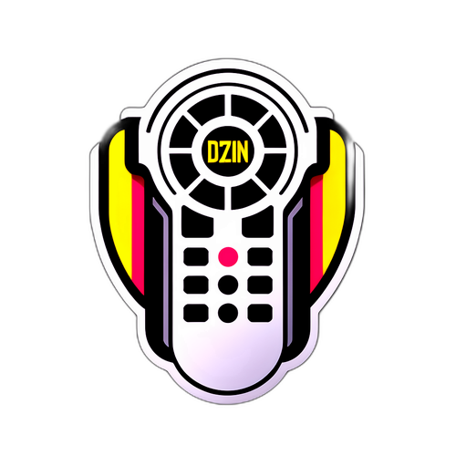 Control Remoto Elegante con Logo DAZN