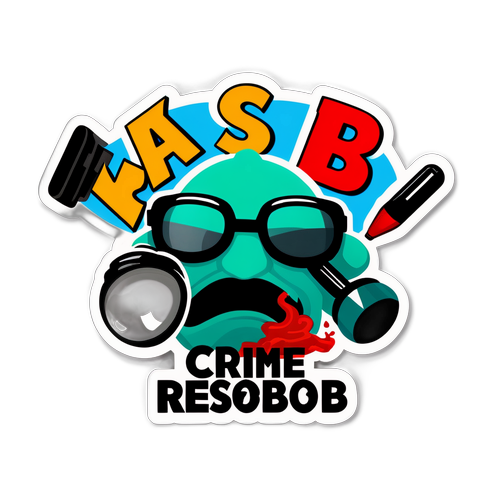 Stiker Lokasi Kejahatan Kasus Resbob