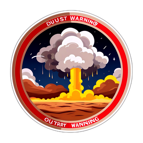 Dust Storm Warning Sticker