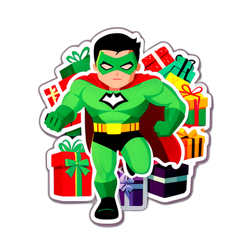 Alza Black Friday samolepka se superhrdinou