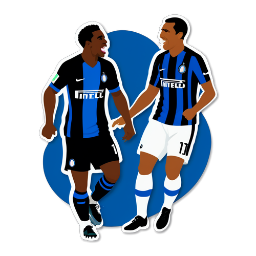 Sticker dedicat meciului Paris vs Inter