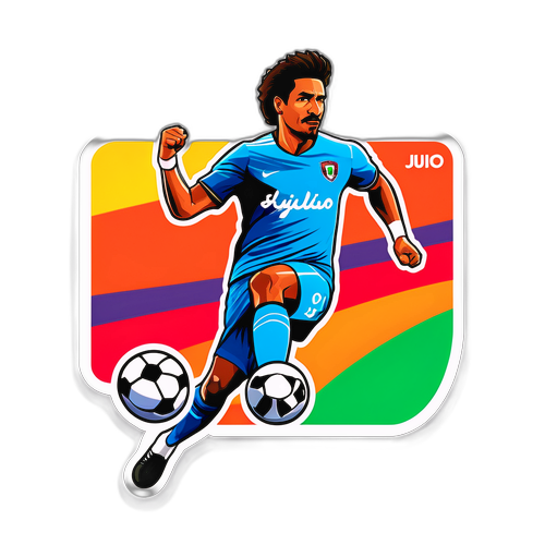 Stiker Gerakan Mengesankan Julio Enciso