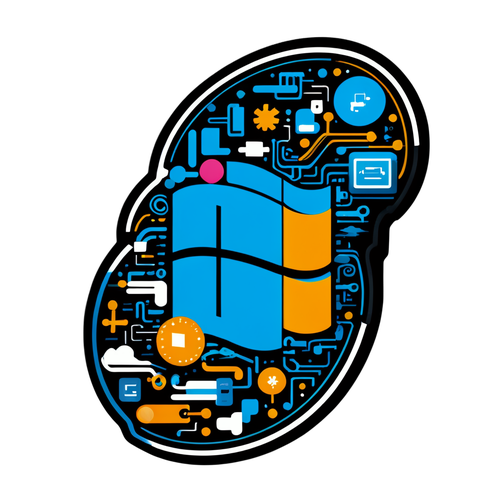 Microsoft Logo med Innovationsmønstre