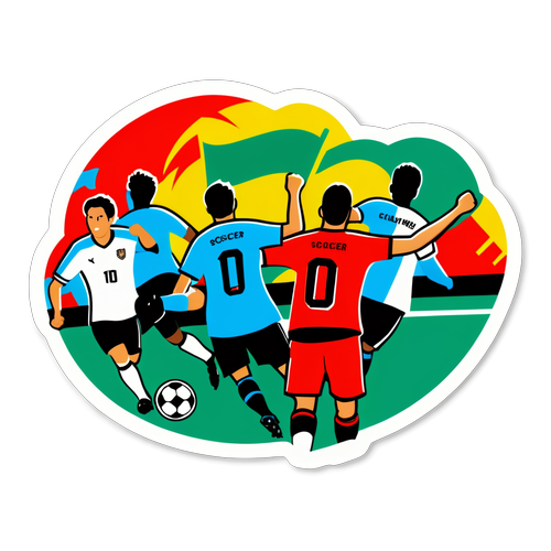Peminat Seronok di Pertandingan Bola Sepak