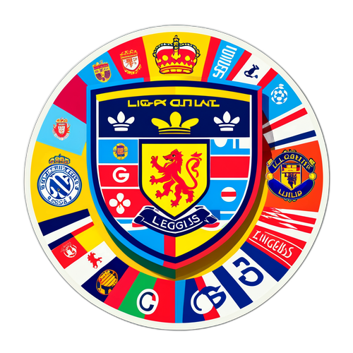 Kolase Stiker Elemen Liga Inggris