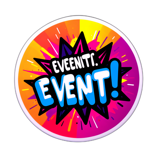 Humorystyczna Naklejka 'Event!'