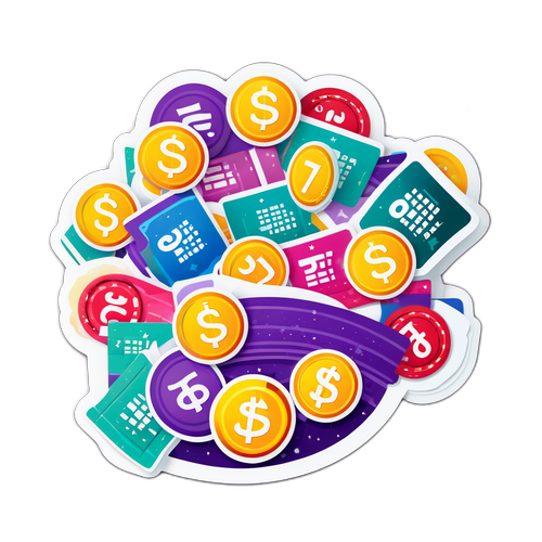 Sticker Festoso della Lotteria