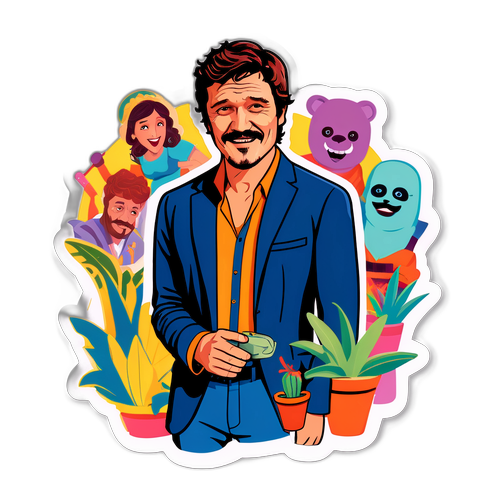 Eğlenceli Sahne Sticker'ı