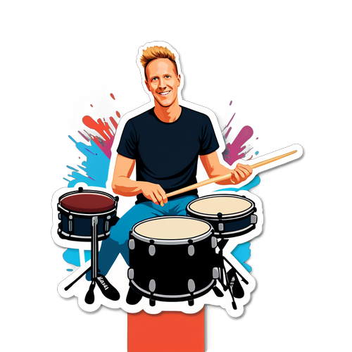 En morsom og quirky portrett av Josh Freese