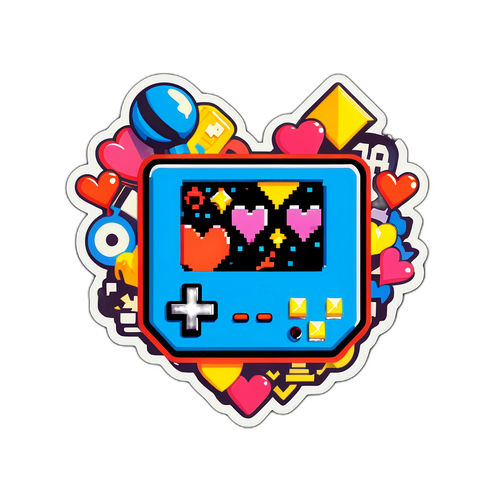 Retro Gaming Nostalgia Sticker