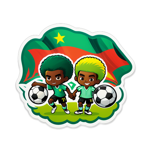 Pemain Bola Sepak Komik Dua Negara