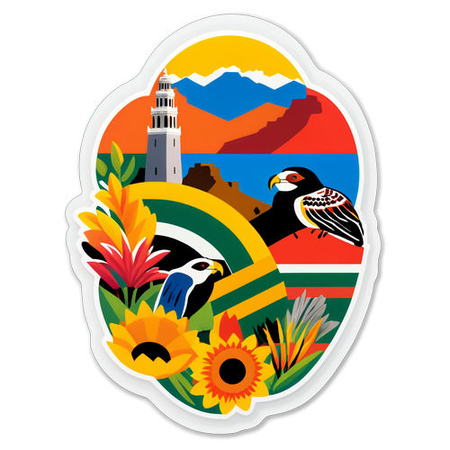 Sticker av Sydafrika