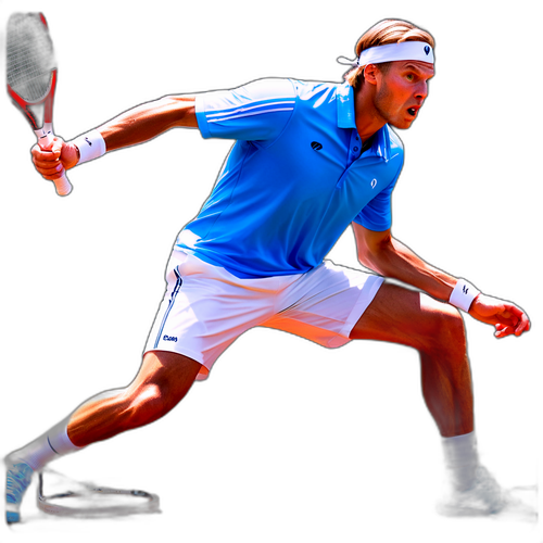 Emil Ruusuvuori Tennispelin Intensiivisessä Asennossa