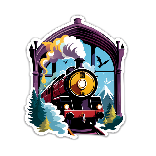Hogwarts Express med Magiska Varelser