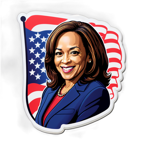 Empowerment in Beeld: Kamala Harris Inspireert met deze Krachtige Sticker!