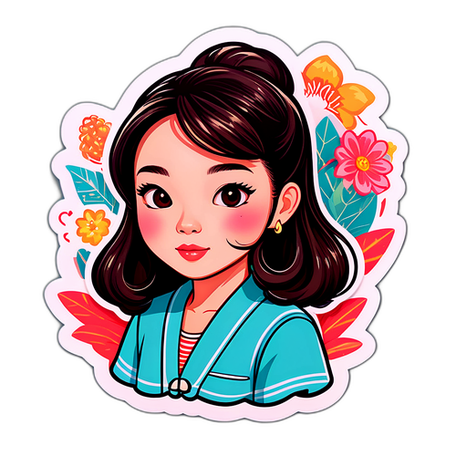 일러스트 스티커: Alyssa Liu의 독특한 스타일과 매력
