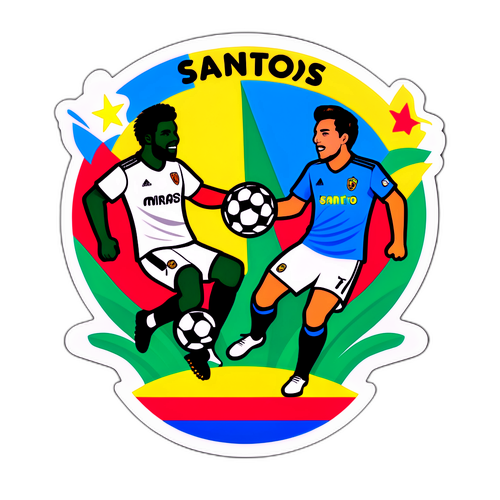 Stiker Pertandingan Santos vs Mirassol