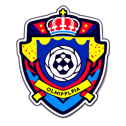 Diseño de un sticker moderno de Olimpia