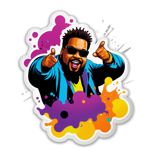 Ανατρεπτική Δημιουργία! Η Sticker του Fatman Scoop Θα Σκίσει με Χρώματα και Μουσική!