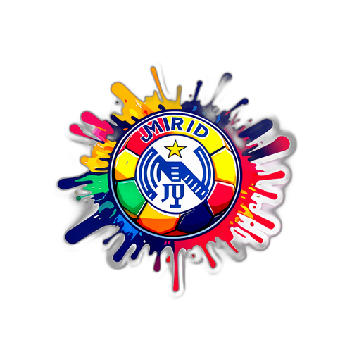 Sticker Bola Sepak Real Madrid dan Juventus