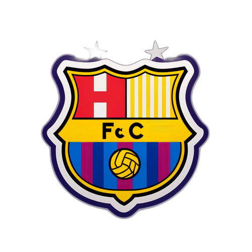 Stiker Desain Modern Barcelona