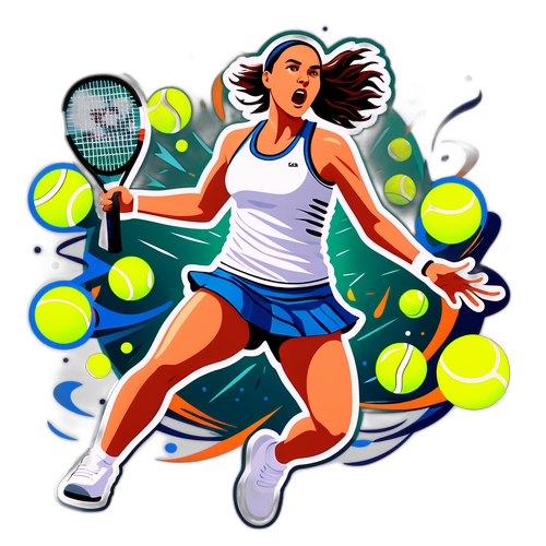 Representasi Artistik Iga Swiatek di Mahkamah Tenis