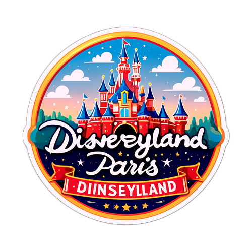 Autocollant Disneyland Paris