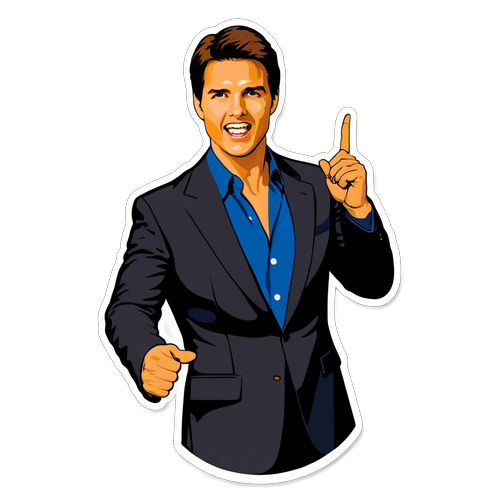 Huwag Palampasin: Sticker ni Tom Cruise na Tiyak na Magpapasaya sa mga Fans!