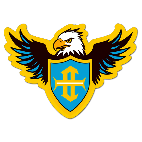 Emblema della Lazio con Aquila in Volo