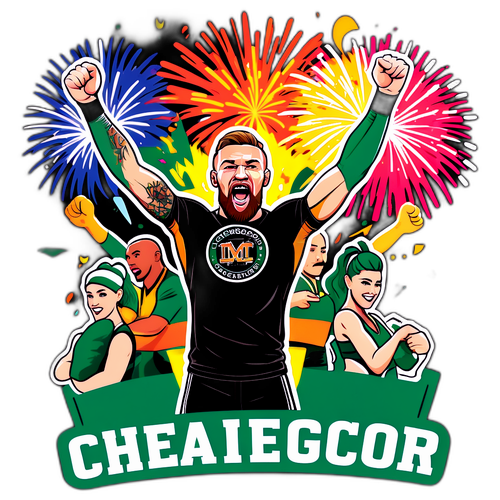 Conor McGregor Overwinning Sticker