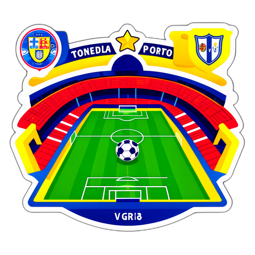 टोंडेला बनाम पोर्टो मैच डे स्टिकर