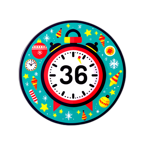 Stiker Hitung Mundur Tahun Baru