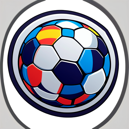 Fußballleidenschaft: Champions League Stickerdesign