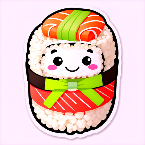 Hymyilevä Sushi Rulla: Tämä Kawaii Design Valloittaa Sydämesi!