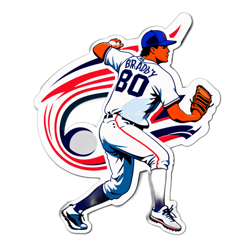 Brady Singer Pitching Action Sticker
